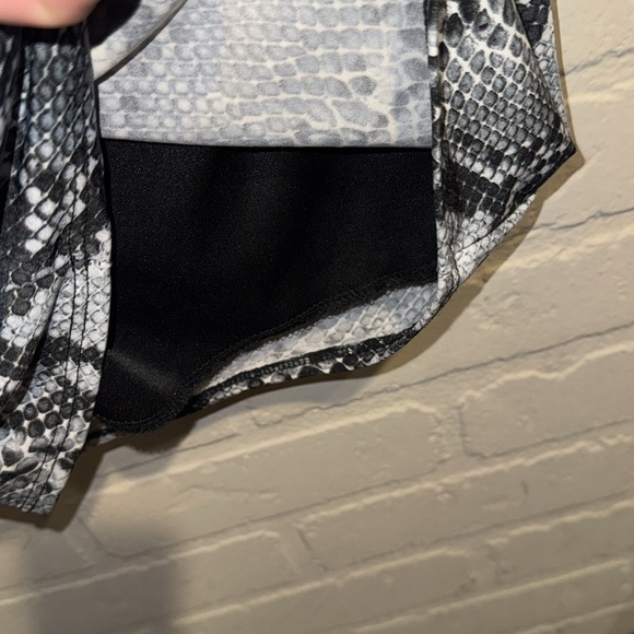 Nordstrom Snakeskin Slip Dress in Black and Gray 3/4 Jump Apparel NEW - Picture 4 of 7
